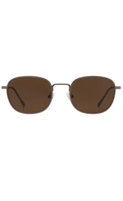 A. Kjærbede Solbriller - Hello - Matte Brown