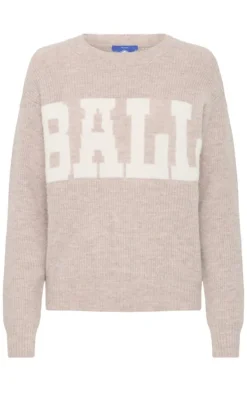 BALL Original Striktrøje - Stacy - Gray Morn Melange