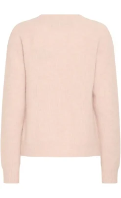 BALL Original Striktrøje - Stacy - Mauve Chalk Melange