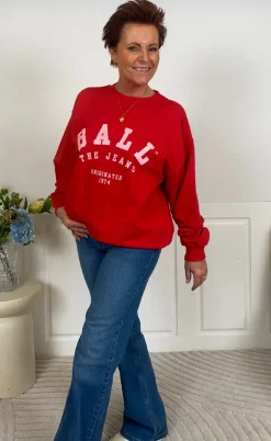 BALL Original Sweatshirt - Maldini - Chinese Red
