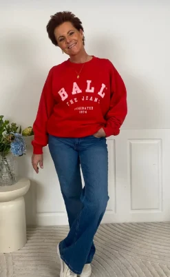 BALL Original Sweatshirt - Maldini - Chinese Red