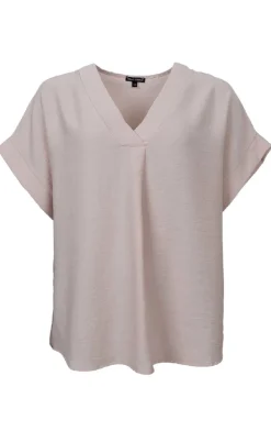 Black Colour Bluse - Samos - Creme