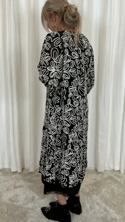 Black Colour Kjole - Ally - Black