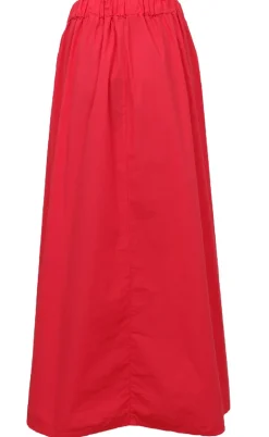 Black Colour Nederdel - Abbie - Red