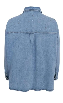 Black Colour Skjorte - Fanny - Lt. Denim