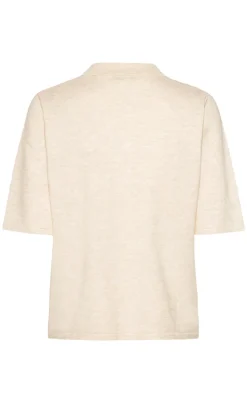 Continue Bluse - Diane Polo - Sand