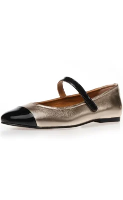 Copenhagen Shoes Ballerinaer - Love For A Reason - Gold