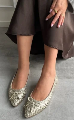 Copenhagen Shoes Ballerinaer - On My Love - Gold