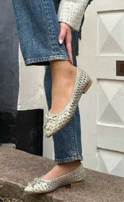 Copenhagen Shoes Ballerinaer - On My Love - Gold