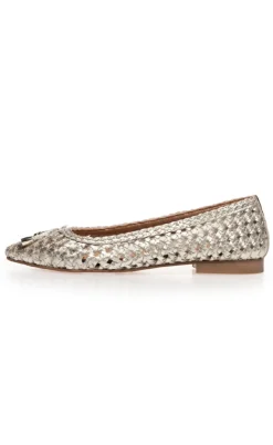 Copenhagen Shoes Ballerinaer - On My Love - Gold