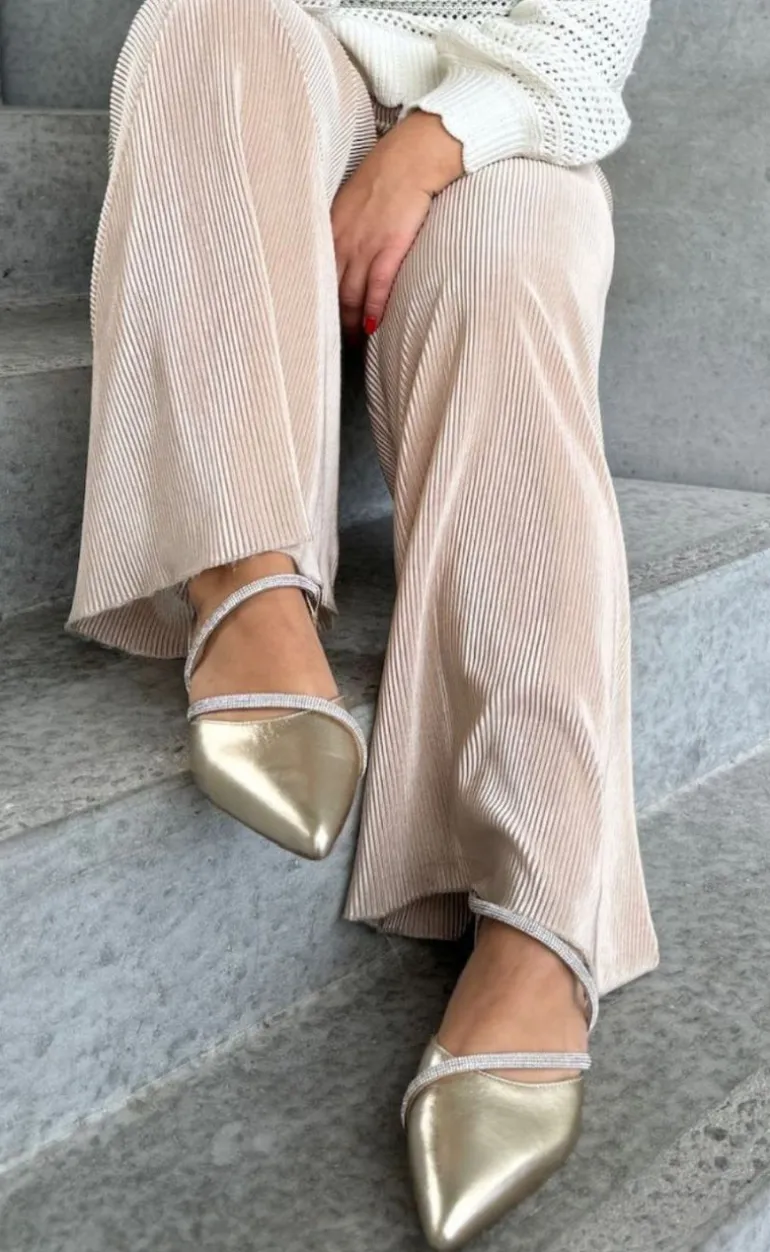 Copenhagen Shoes Ballerina - Femini - Platino
