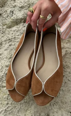 Copenhagen Shoes Ballerina - Like A Melody - Cognac
