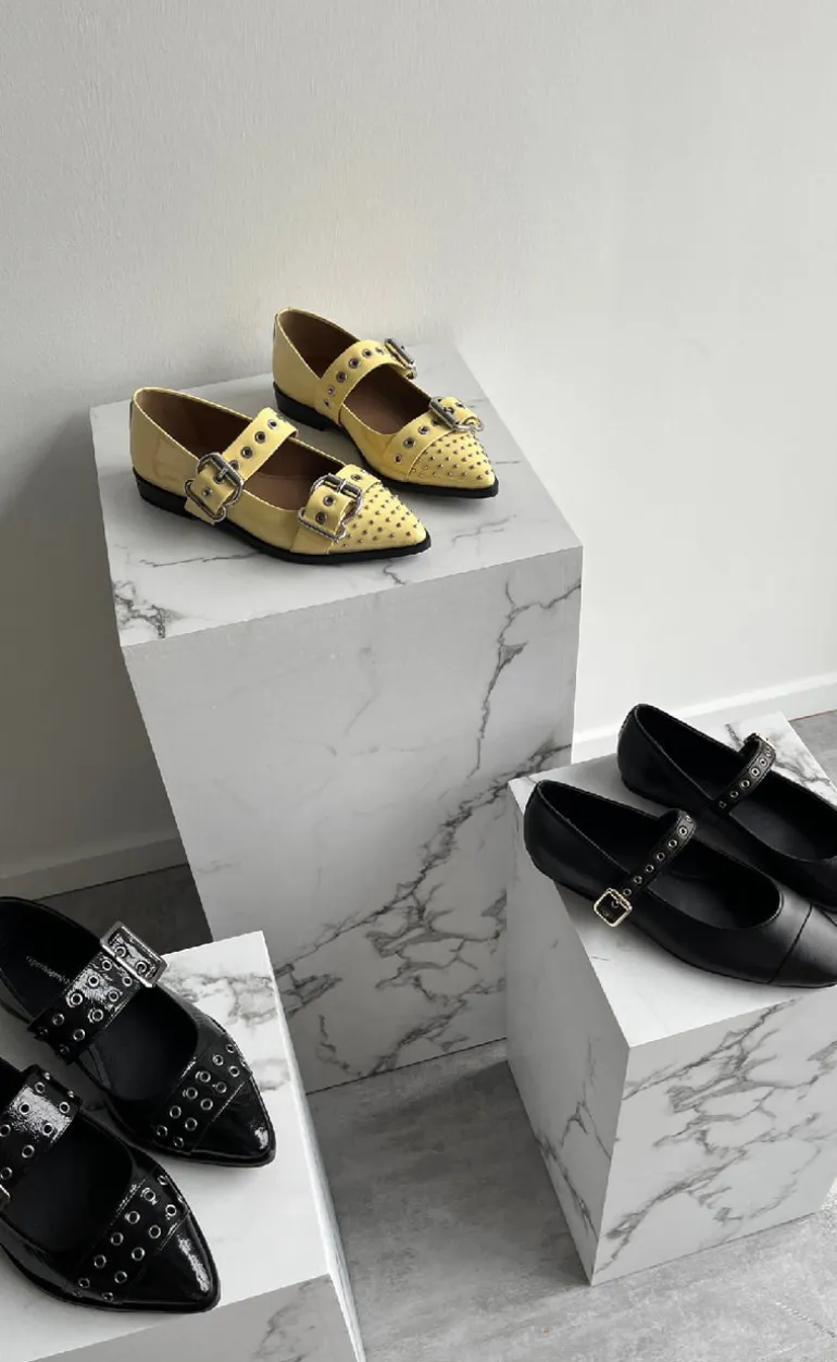 Copenhagen Shoes Loafers - Future Vibes Pantent - Yellow