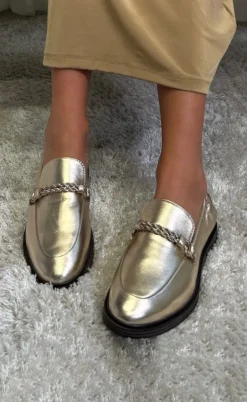 Copenhagen Shoes Loafers - Love And Walk - Platino