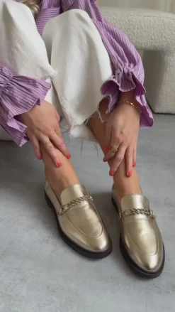 Copenhagen Shoes Loafers - Love And Walk - Platino