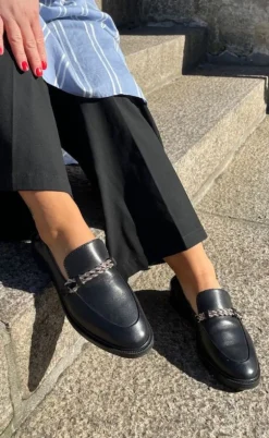 Copenhagen Shoes Loafers - Love And Walk - Black