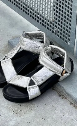Copenhagen Shoes Sandaler - Carrie Moon - Silver Snake