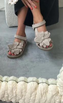 Copenhagen Shoes Sandaler - My Flowers - Biscuit