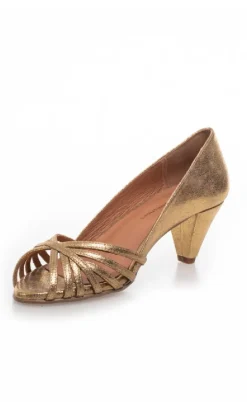 Copenhagen Shoes Stiletter - All I Need - Gold Platino