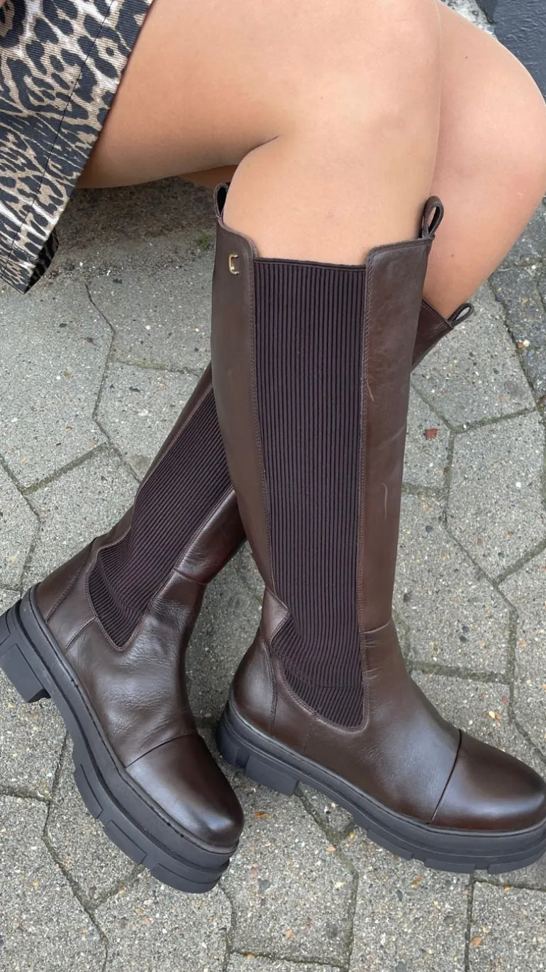 Copenhagen Shoes Støvle - Follow Me And More - Dk Brown
