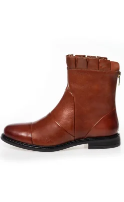 Copenhagen Shoes Støvle - Margaret - Cognac