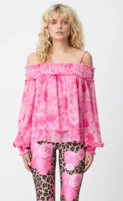 Cras Bluse - Sierra - Pink Rosegarden