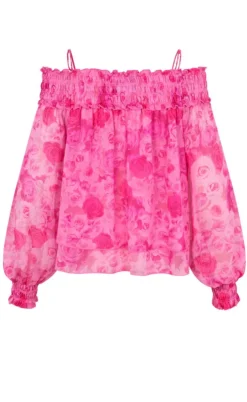 Cras Bluse - Sierra - Pink Rosegarden