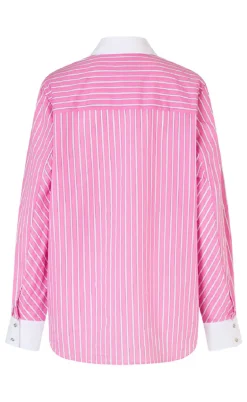 Cras Skjorte - Brenda - Pink Stripe