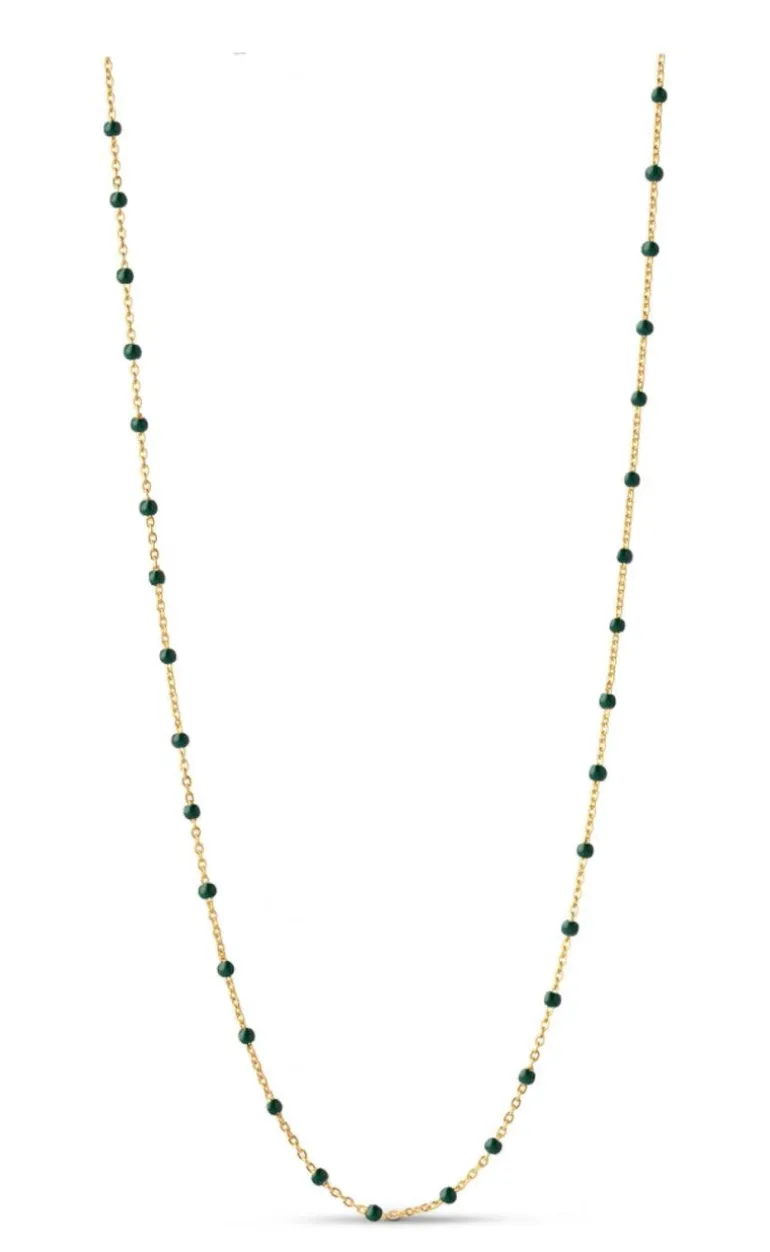ENAMEL Copenhagen Halskæde - Lola - Petrol Green