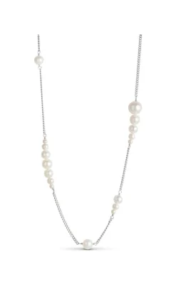 ENAMEL Copenhagen Halskæde- Carmen Pearls - Silver Colour