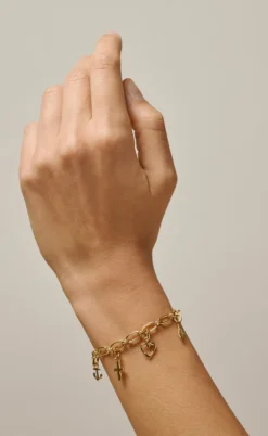 ENAMEL Copenhagen Vedhæng - Steady Anchor - Gold Colour