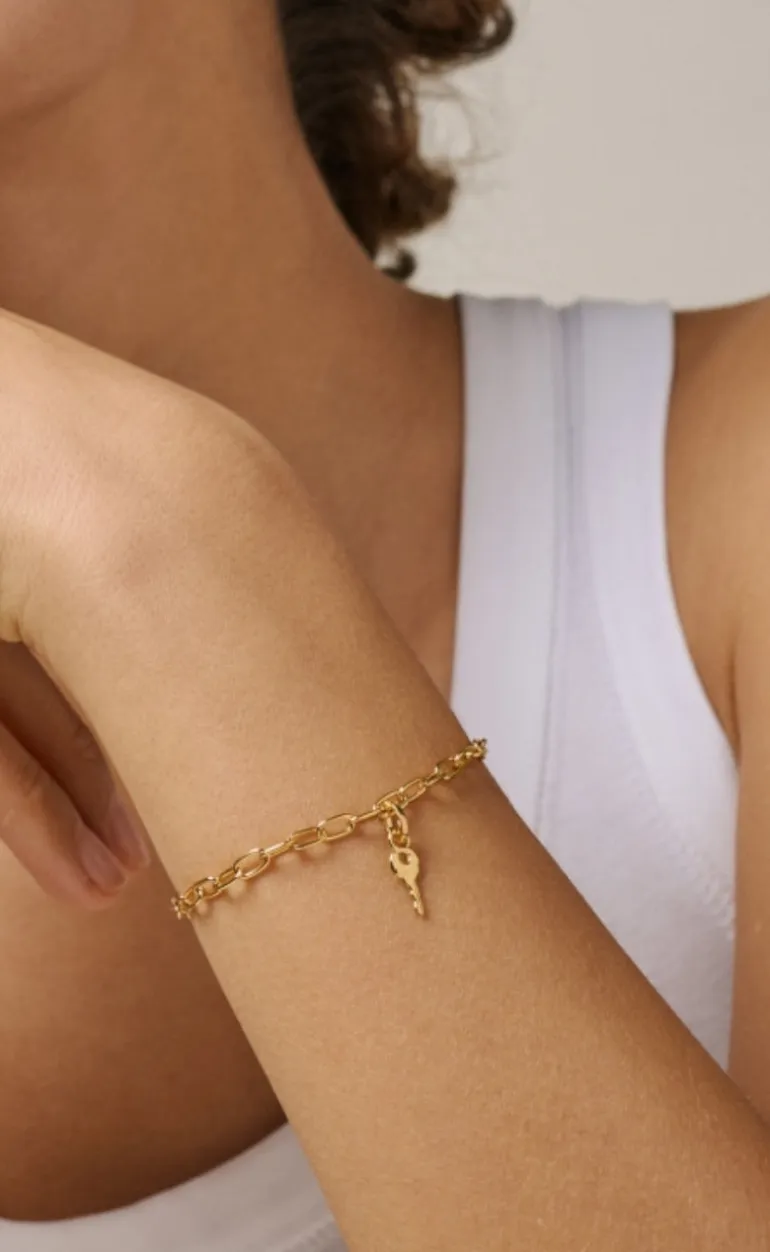 ENAMEL Copenhagen Vedhæng - Magic Key - Gold Colour