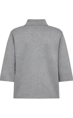 Freequent Bluse - Ani - Medium Grey Melange