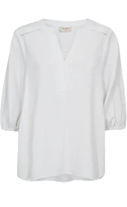 Freequent Bluse - Lava 204290 - Brilliant White