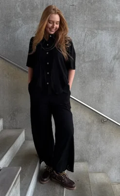 Freequent Bluse - Linus - Black