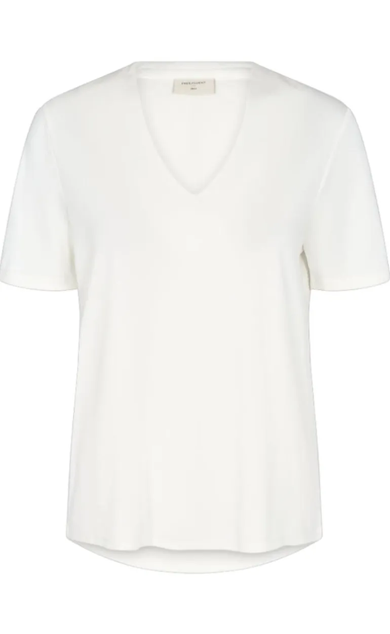 Freequent Bluse - Yr - Off White