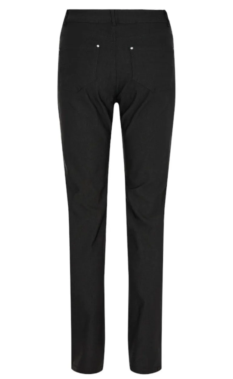 Freequent Bukser - Adina Straight - Black