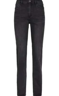 Freequent Bukser - Harlow Straight - Black Denim