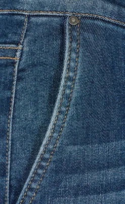 Freequent Bukser - Jane - Medium Blue Denim