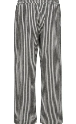 Freequent Bukser - Lava - Black W. Off White