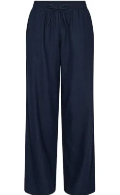 Freequent Bukser - Lava - Navy Blazer