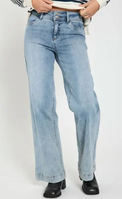 Freequent Bukser - Lopez - Light Blue Denim