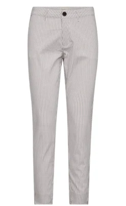 Freequent Bukser - Rex - Simply Taupe w. Star Off-white