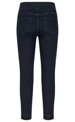 Freequent Bukser - Shantal Ankle Raw - Dark Blue Denim