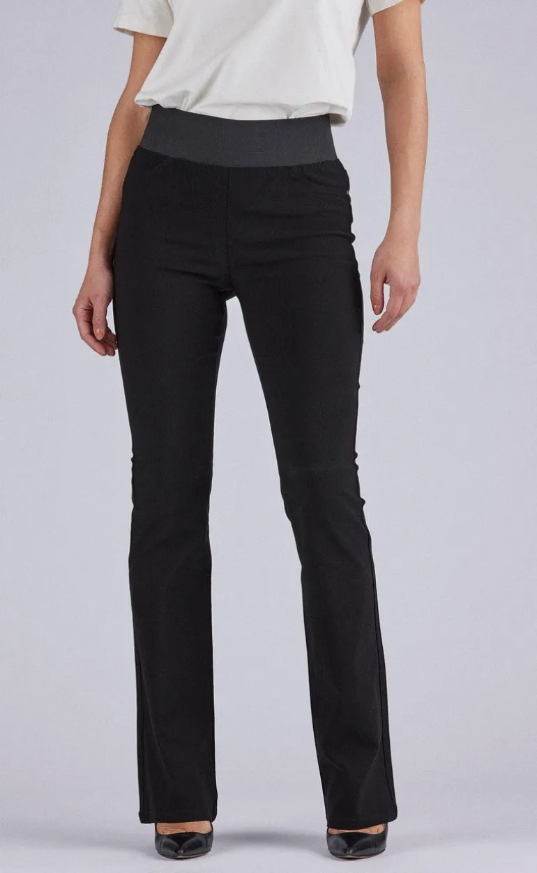Freequent Bukser - Shantal Bootcut Power - Black