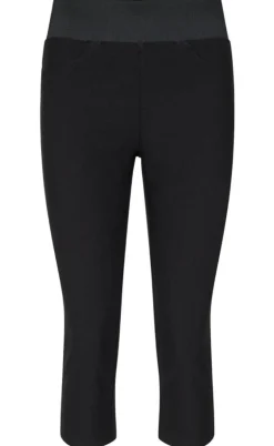 Freequent Bukser - Shantal Capri Power - Black