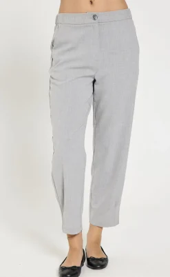 Freequent Bukser - Swift - Light Grey Melange