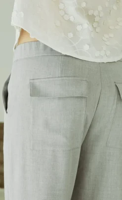 Freequent Bukser - Swift - Light Grey Melange
