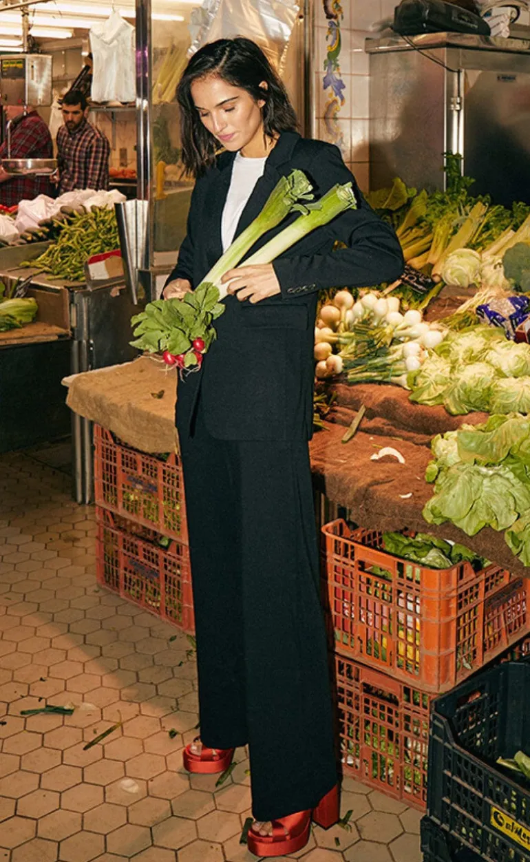 Freequent Jakke / Blazer - Nanni Structure - Black