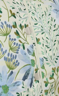 Freequent Jakke - Flowa - Chambray Blue w. Moonbeam